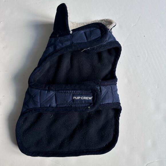 Pup Crew Blue Quilted Jacket - XS with Velcro Straps - Picture 2 of 5